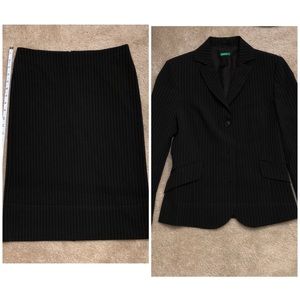 United Colors of Benetton Striped Suit